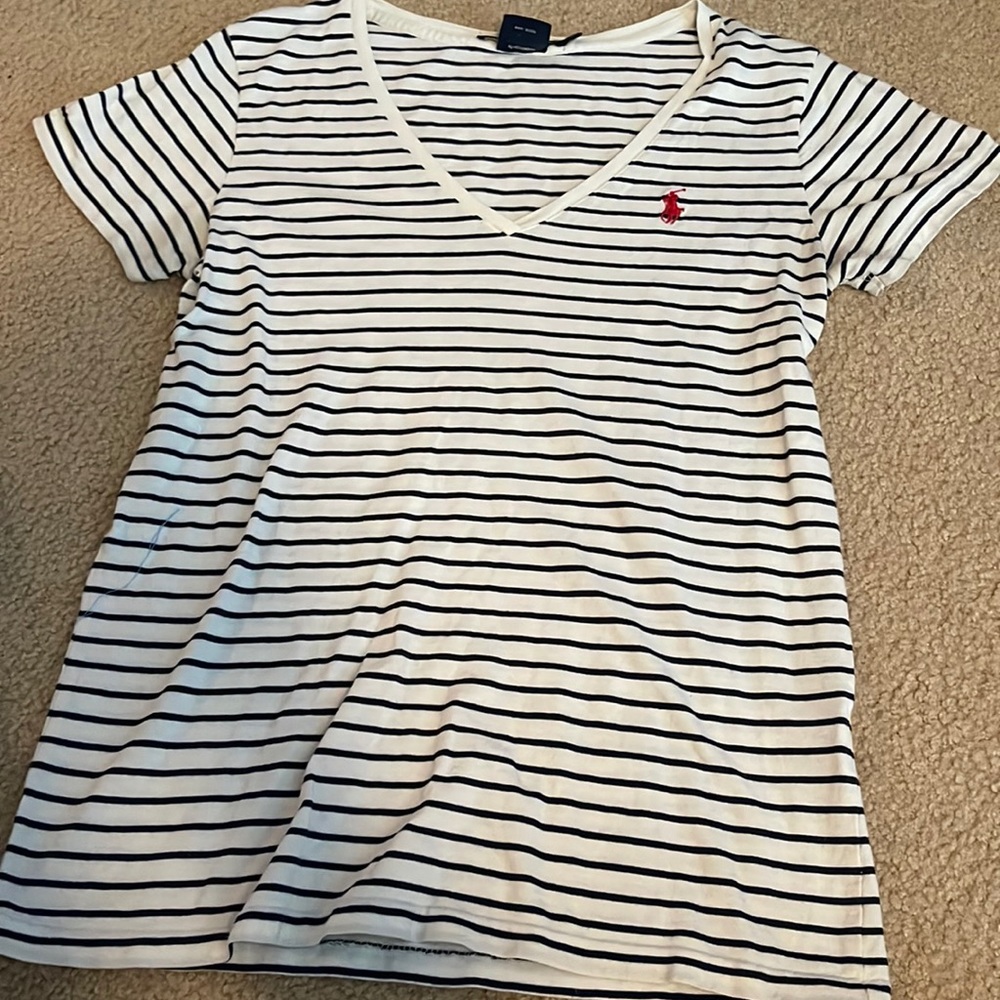 Stripped Ralph Lauren t-shirt